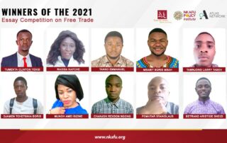 winners of the 2021 Free Trade Essay Competition