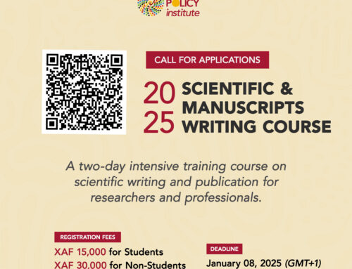 CALL FOR APPLICATION : 2025 Scientific and Manuscripts Writing Course