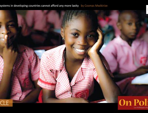 Education systems in developing countries cannot afford any more laxity