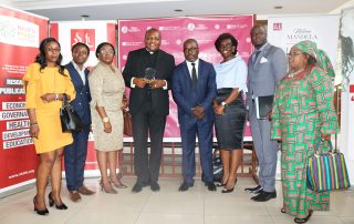 Nelson Mandela awards Cardinal Tumi