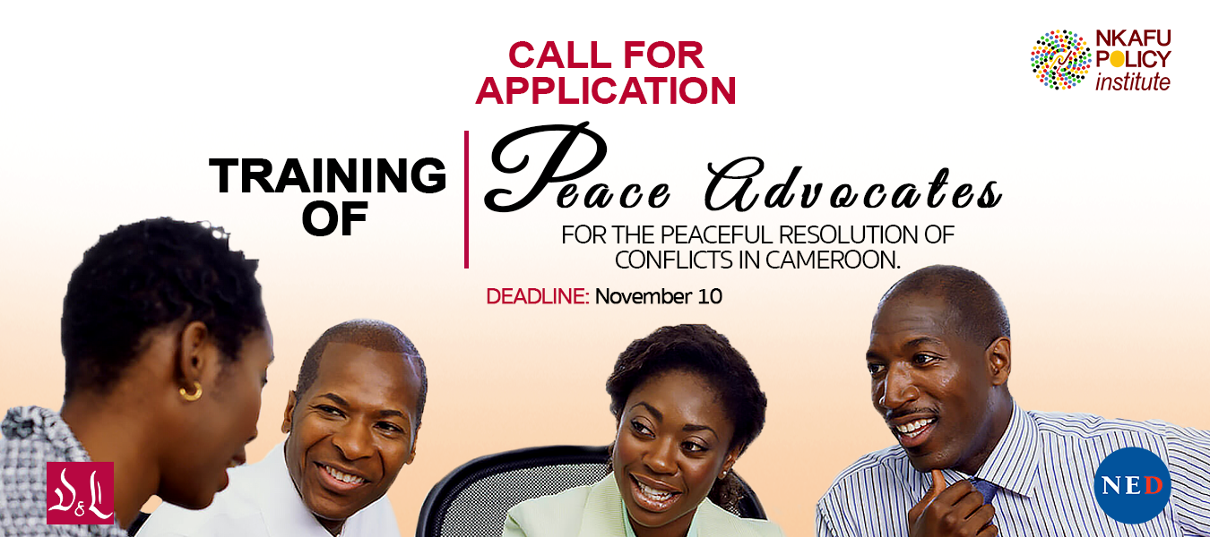 Call for applications Peace advocates