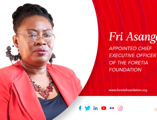 Fri Asanga Appointed Chief Executive Officer of the Foretia Foundation