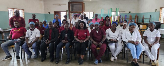 Denis & Lenora Foretia Foundation Team Pose with CASS Staff