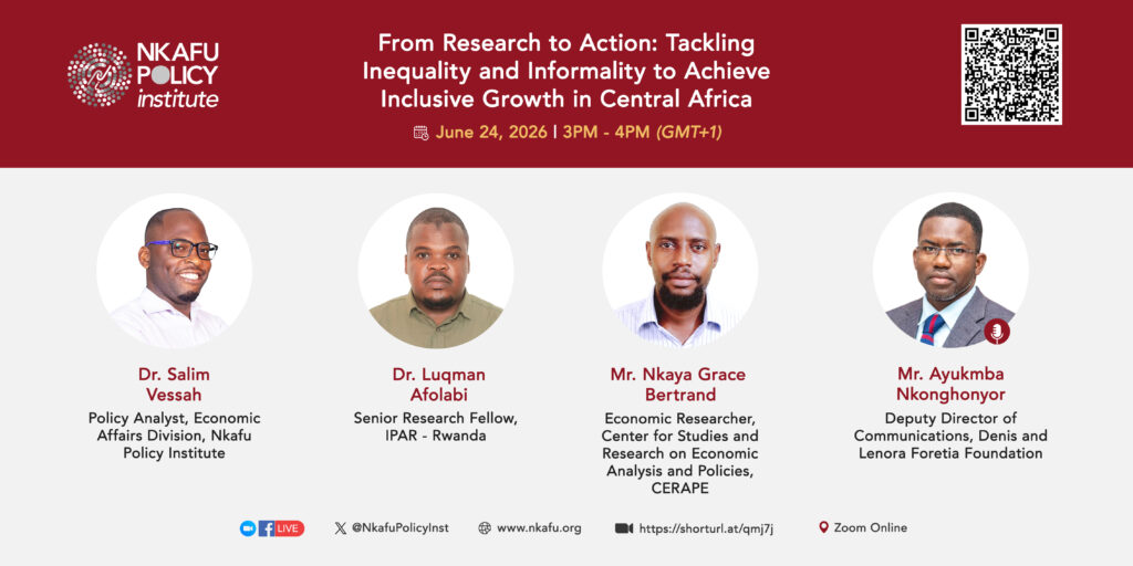 Banner of the webinar on informality and inequality on June 24, 2026